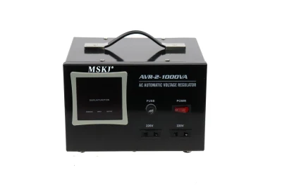 Einphasiges Messgerät mit Anzeige AVR-2-1000va Spannungsreglerstabilisator